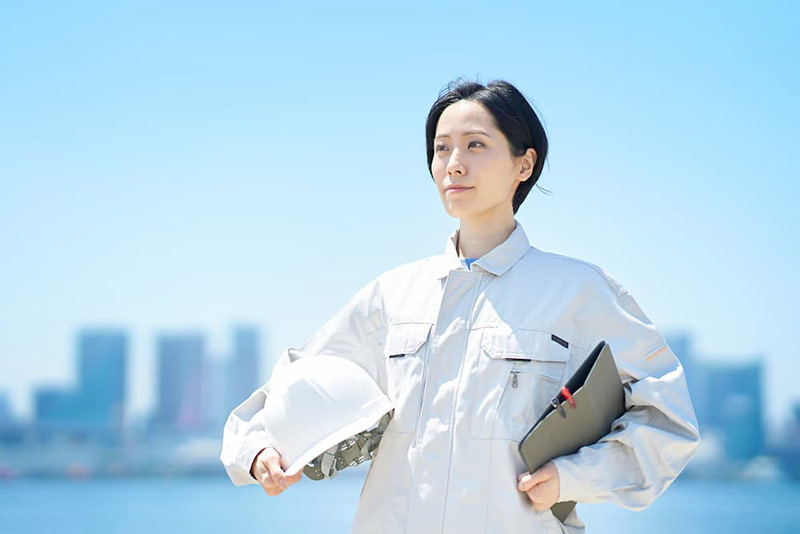 建設業の女性